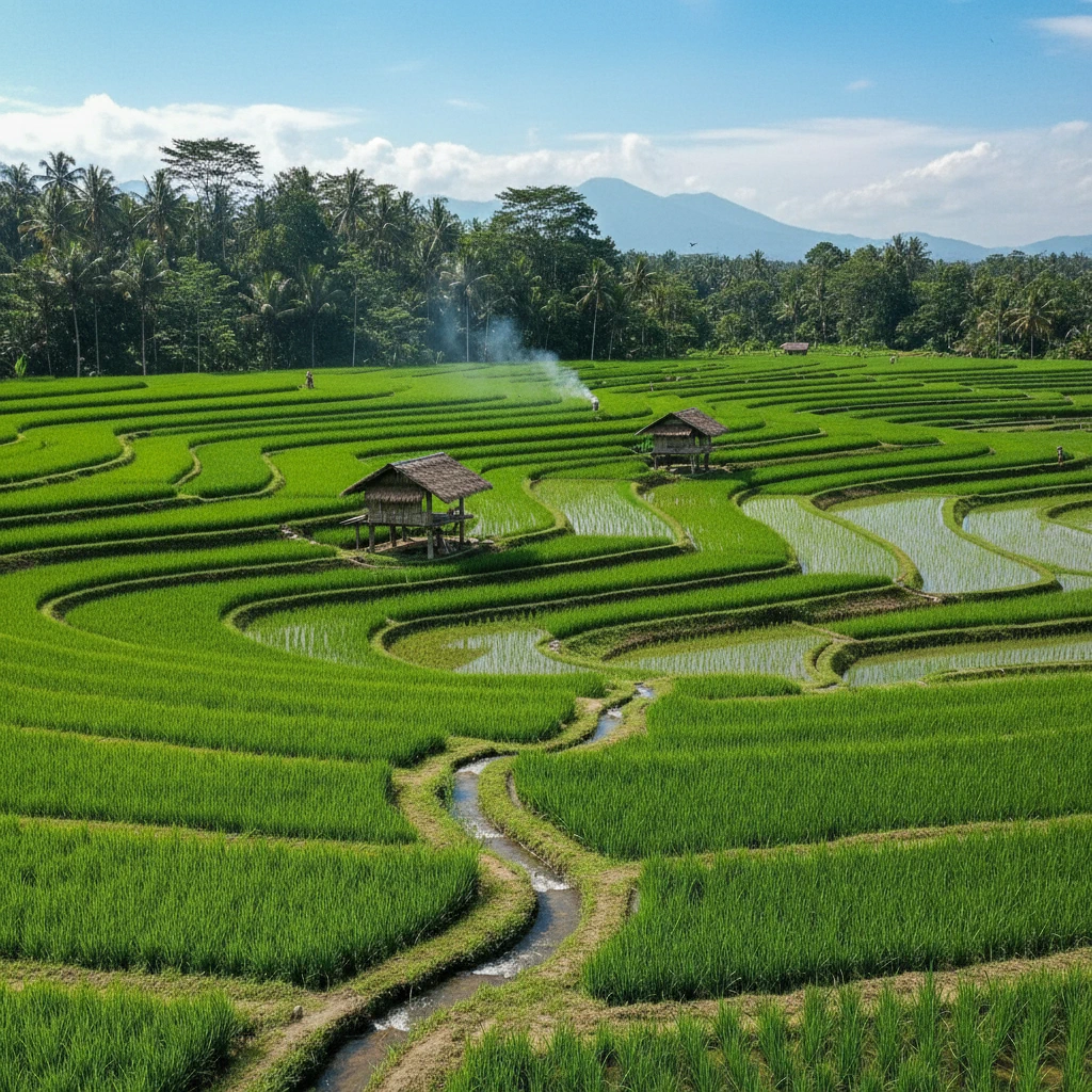 Background Jaringan Irigasi